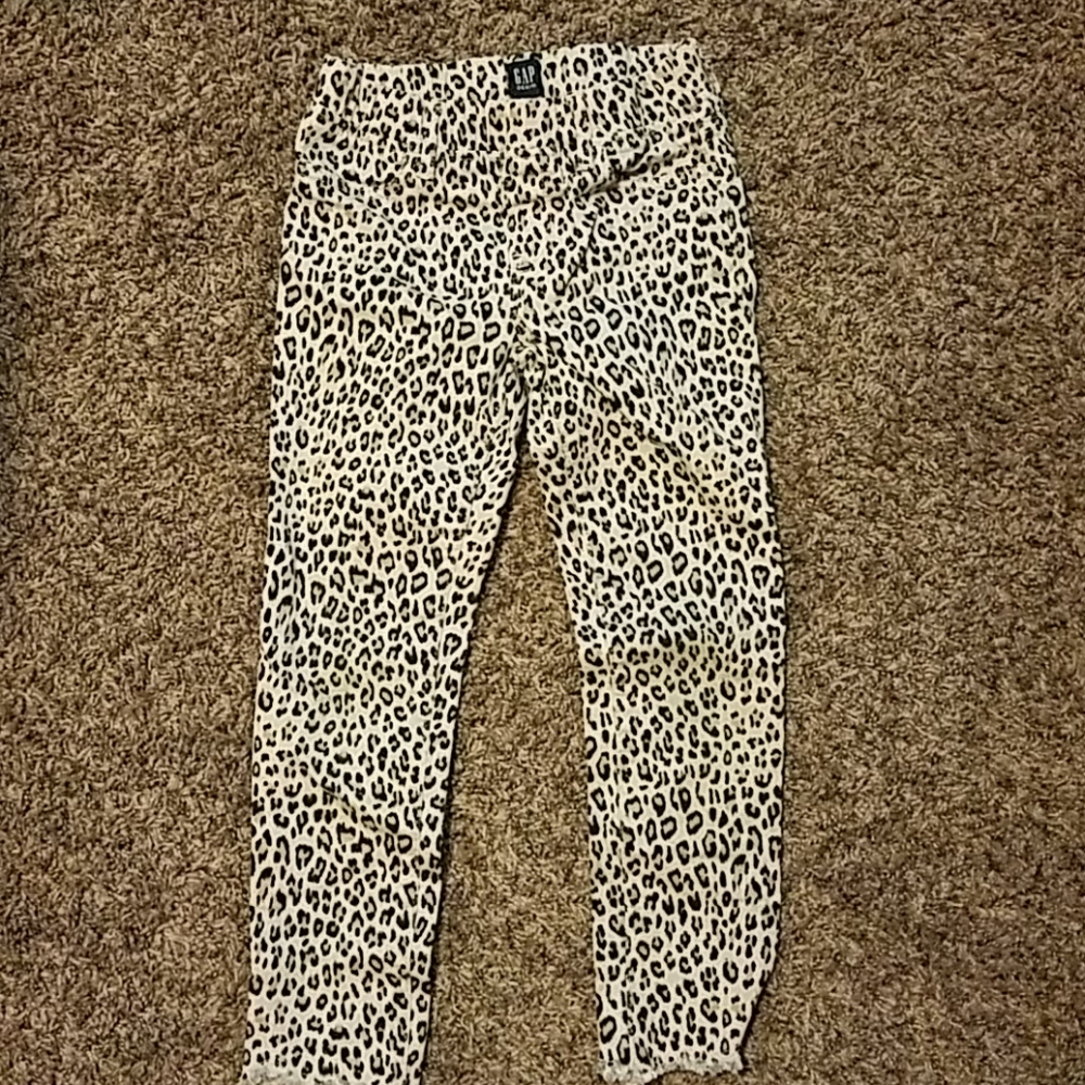 Leopard stretchy jeans